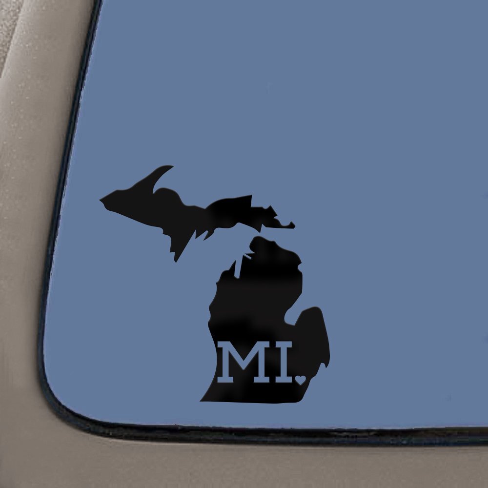 CMI DD985 Michigan with State Abbreviation Decal Sticker | 5.5-Inches by
