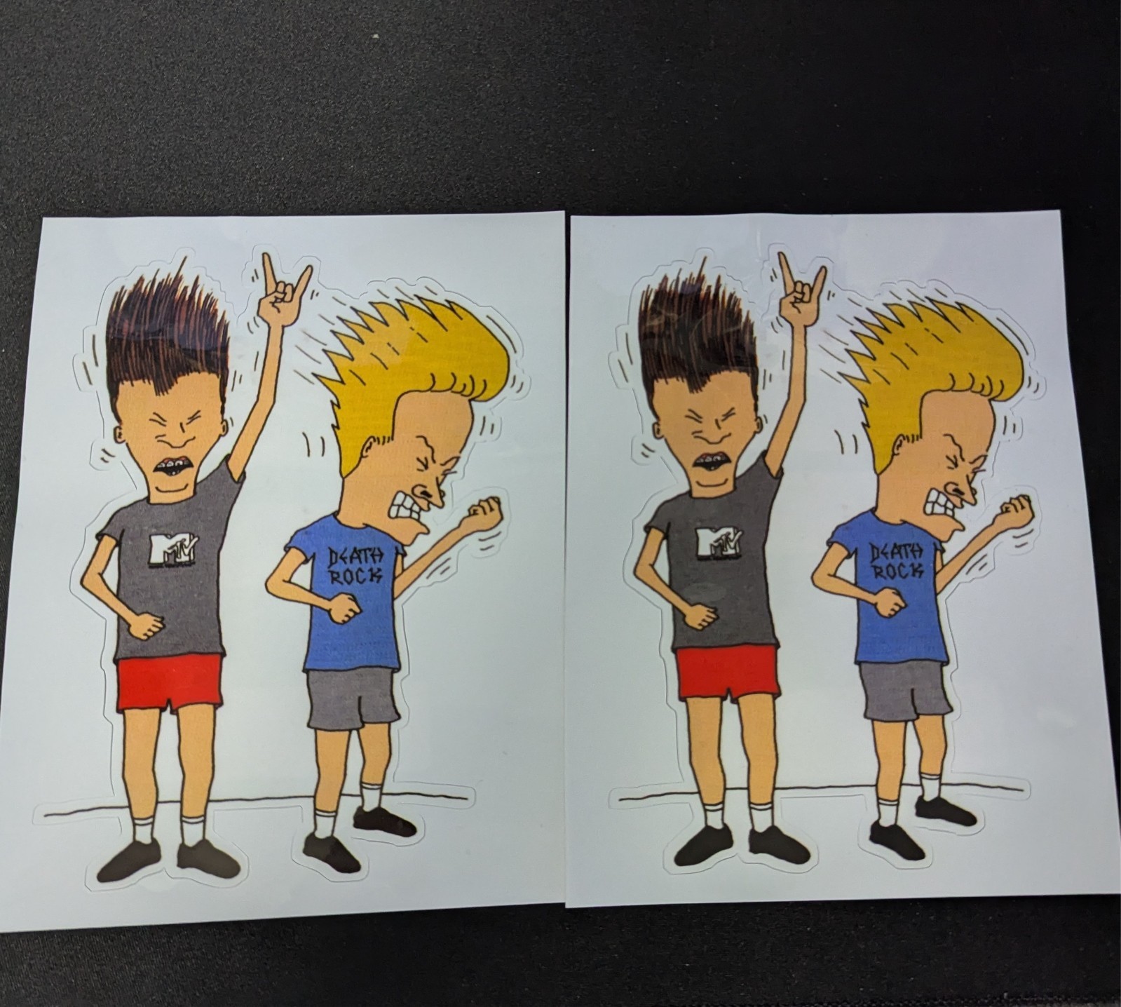 Beavis and Butthead 6.5 inch Stickers 2PC – Car, Laptop, Decor, Vinyl Decals