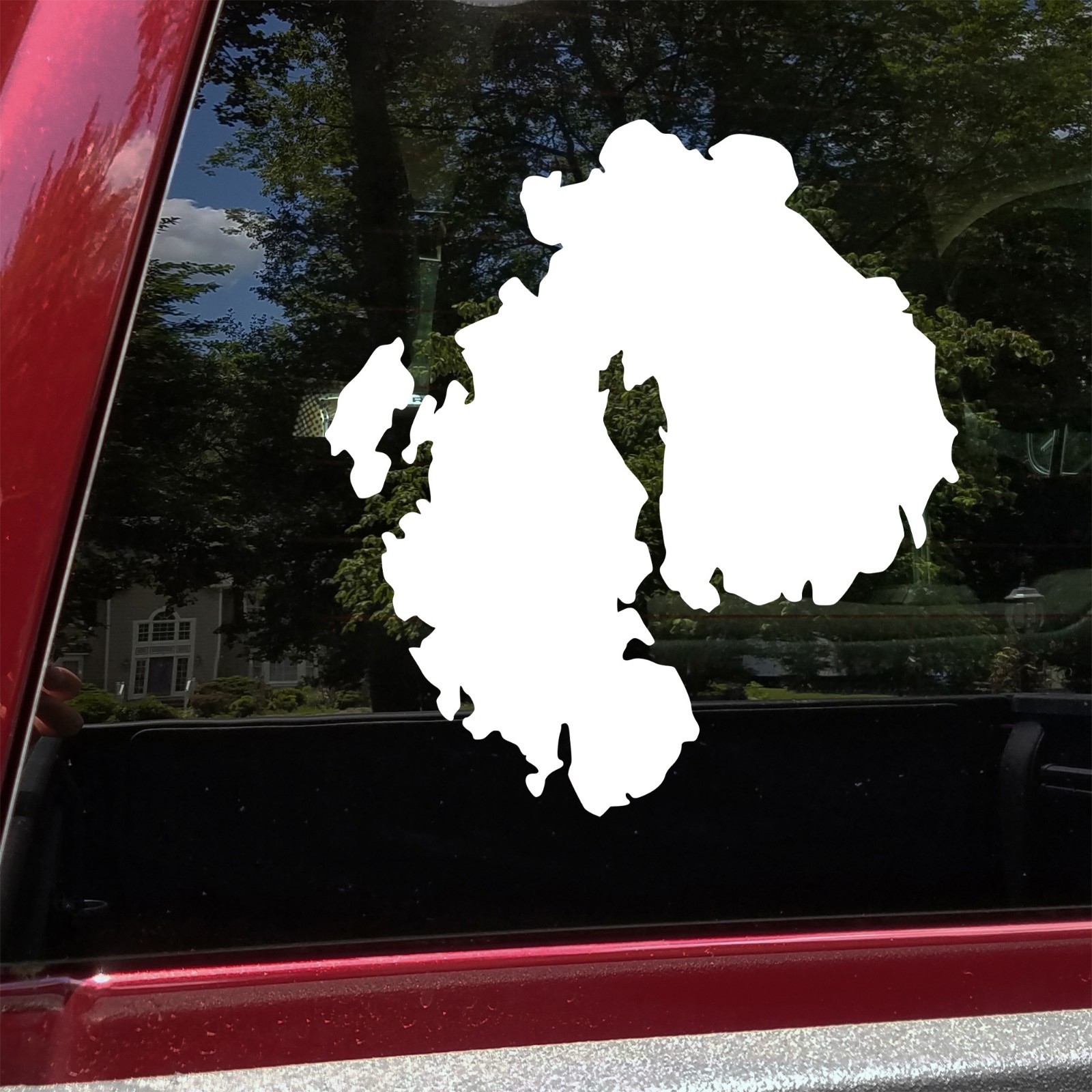 Mount Desert Island Vinyl Decal Sticker – Maine National Park Outline Acadia