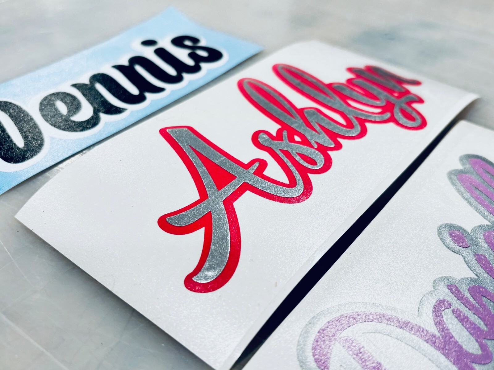 Your Name On A 5″ Vinyl Decal-Lotsa Fonts-Sizes-Colors Avail. Buy 2 Get 1 FREE