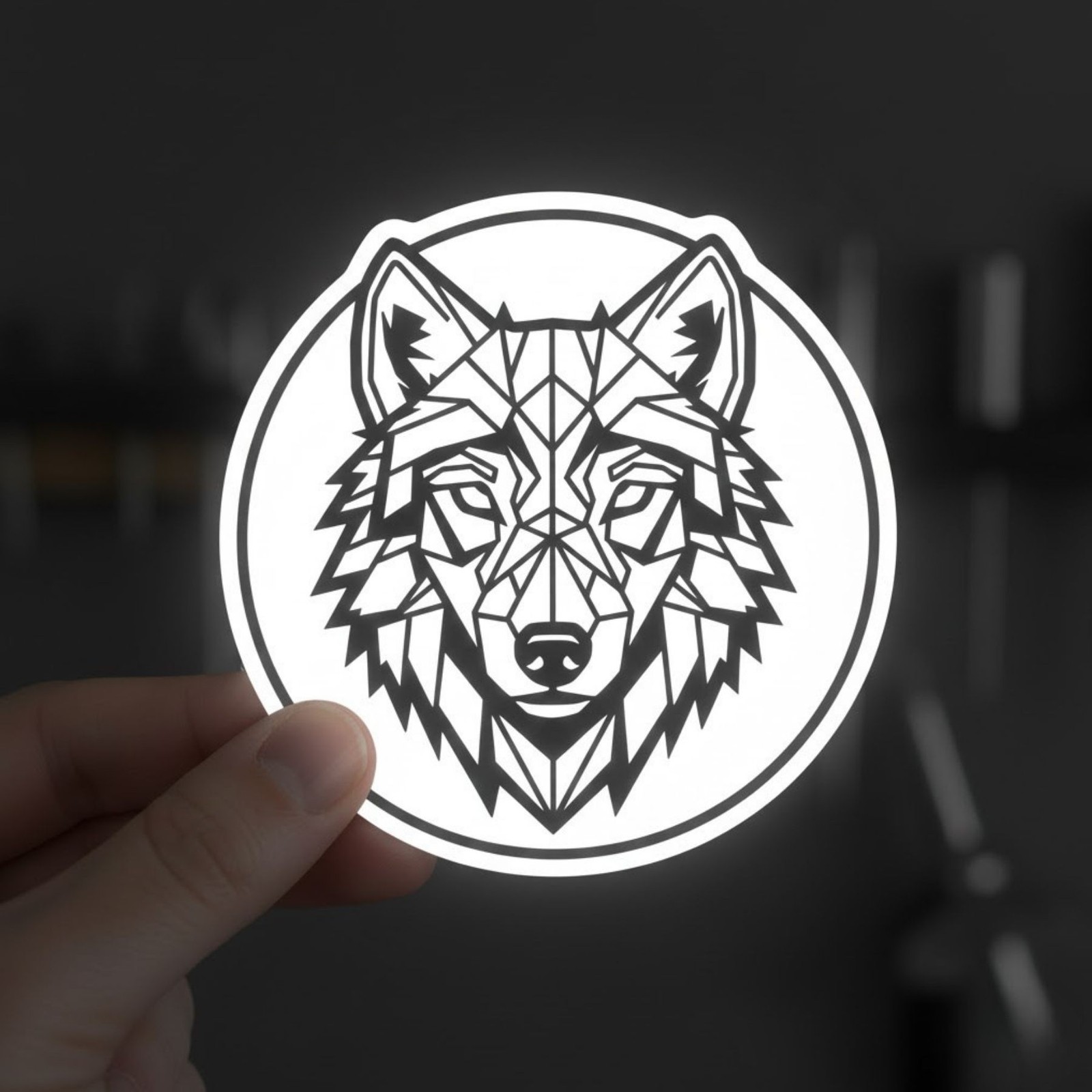 Custom Die Cut Sticker Reflective Decals Labels Logo Vinyl Waterproof UV Bulk