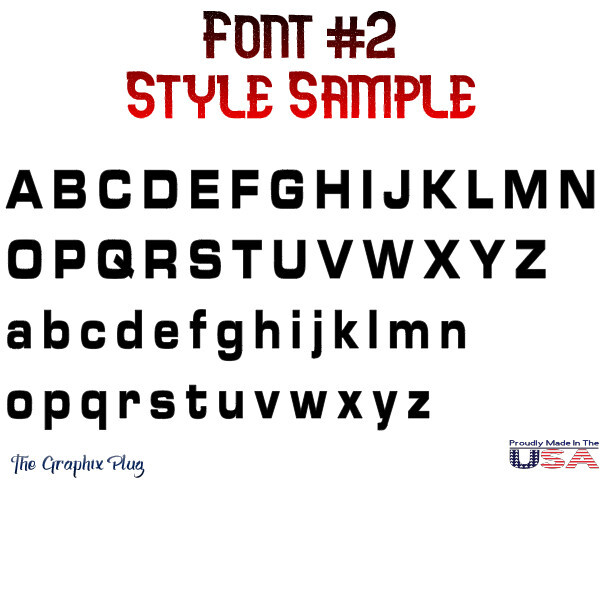 Custom Text Vinyl Lettering Sticker Decal Personalized -ANY TEXT – ANY NAME