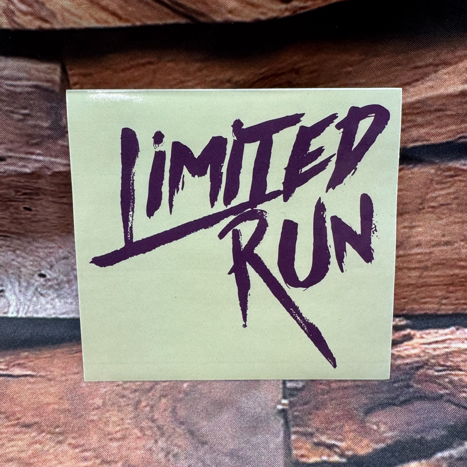 Limited Run Games Sticker LRG Logo Decal Official Video Game Rare Promo NEW