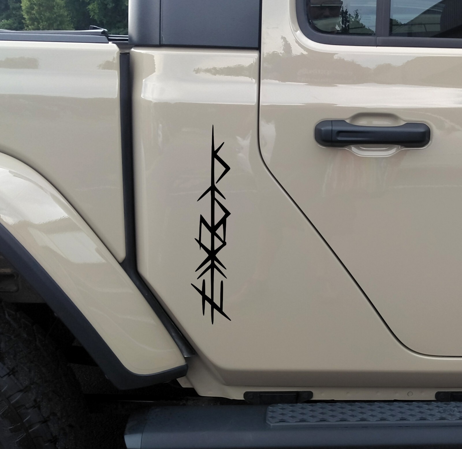 Strength Bind Rune Vinyl Decal V2 | Viking Bindrune Norse Mythology | Sticker
