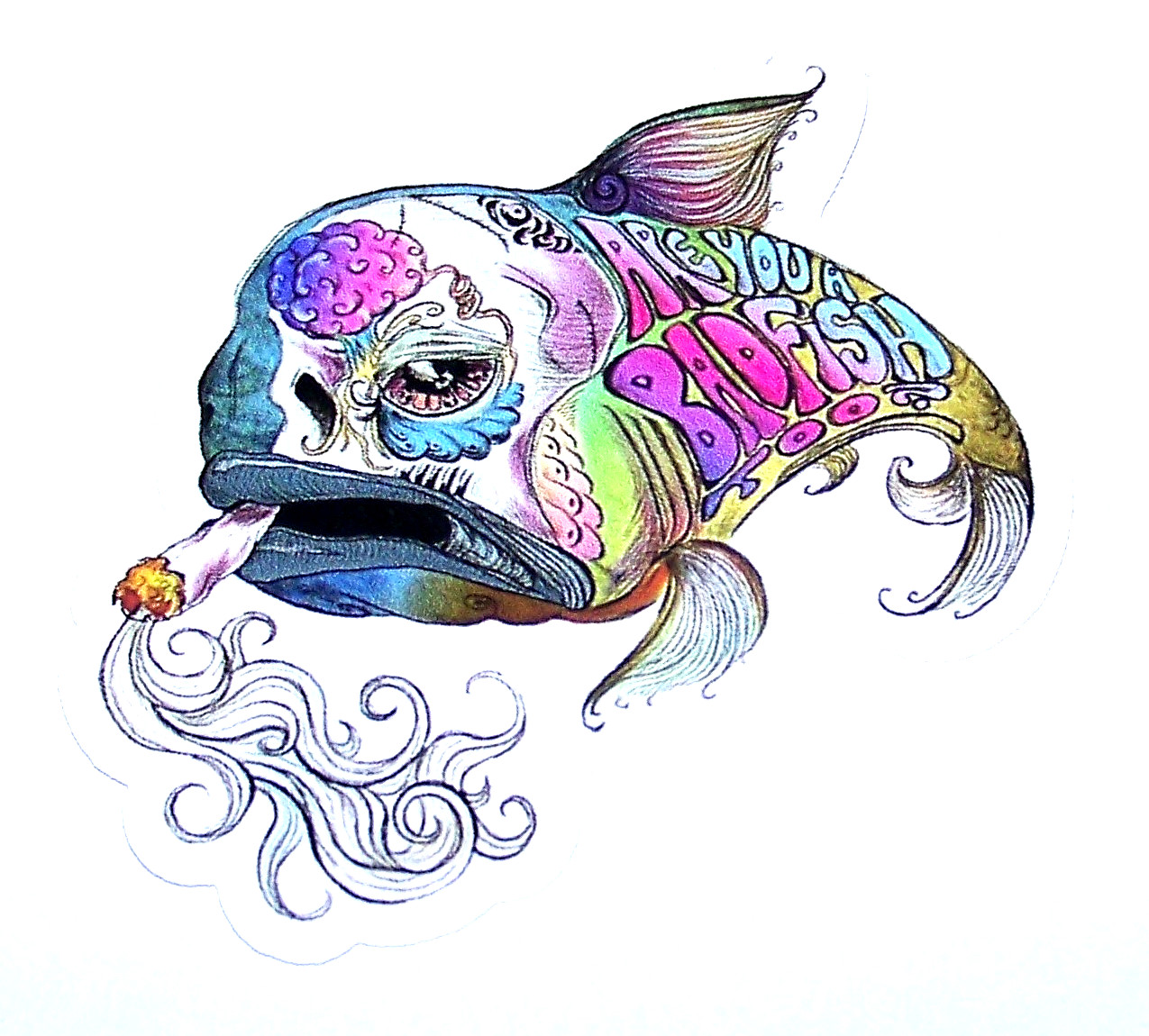 SUBLIME – LARGE Die Cut Sticker Decal Reggae Ska Rock Badfish Logo