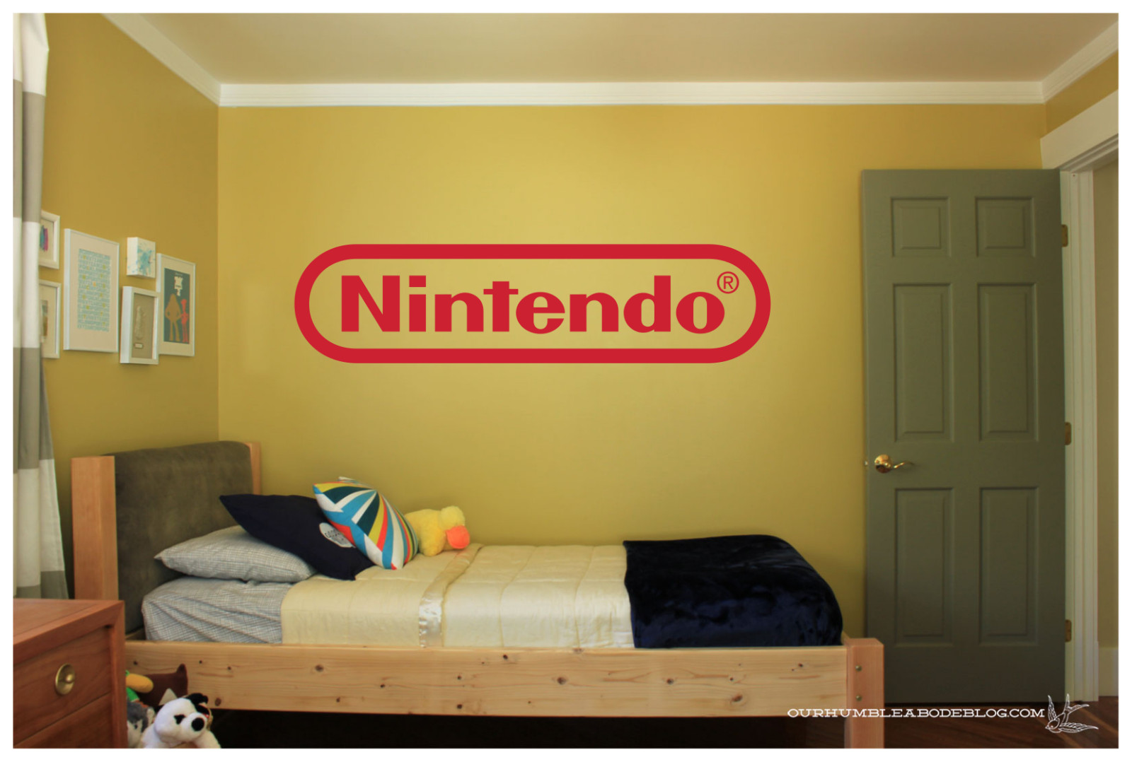 Nintendo Logo Large WALL VINYL ART DECAL 6″X24″ BEDROOM HOME DECOR
