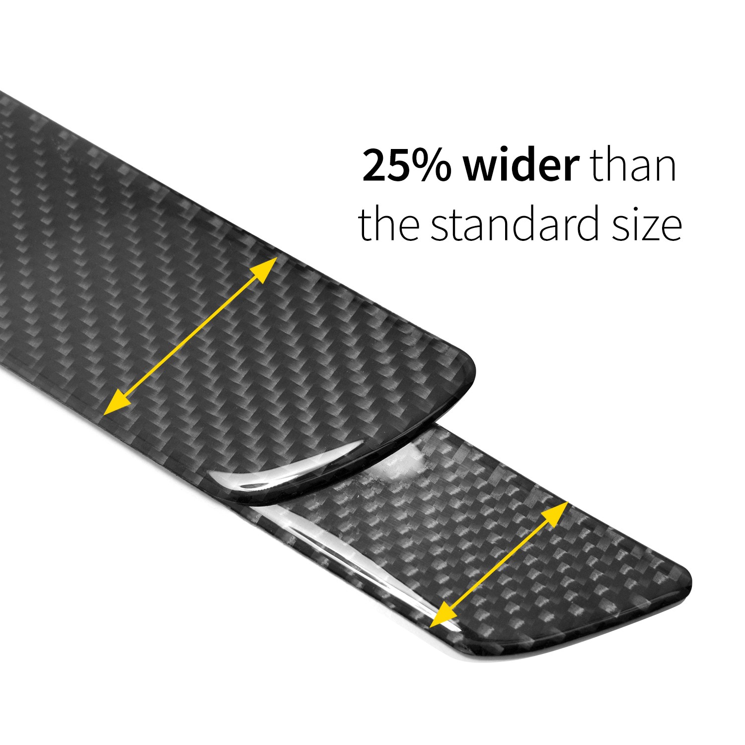 Ford Bronco in Red X-Large Black Carbon Fiber 4 Pcs Universal Door Sill Plates