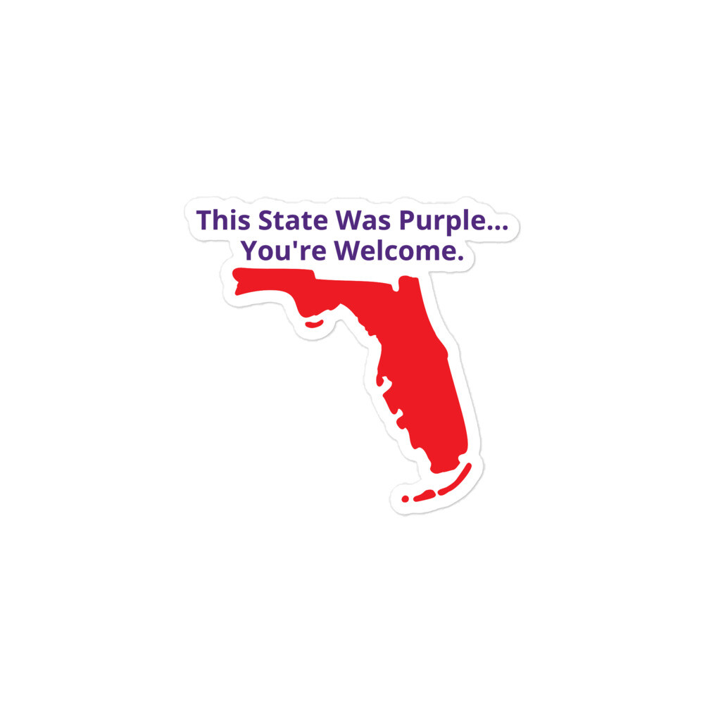 This State was Purple color stickers