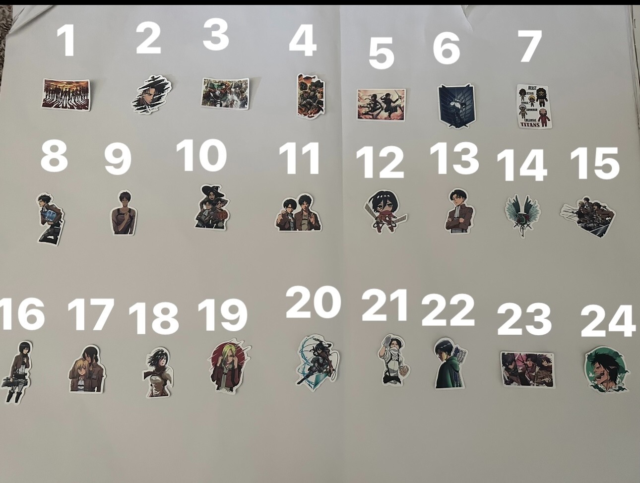Attack on Titan Anime Vinyl Sticker Decal High Quality (Ships from USA)