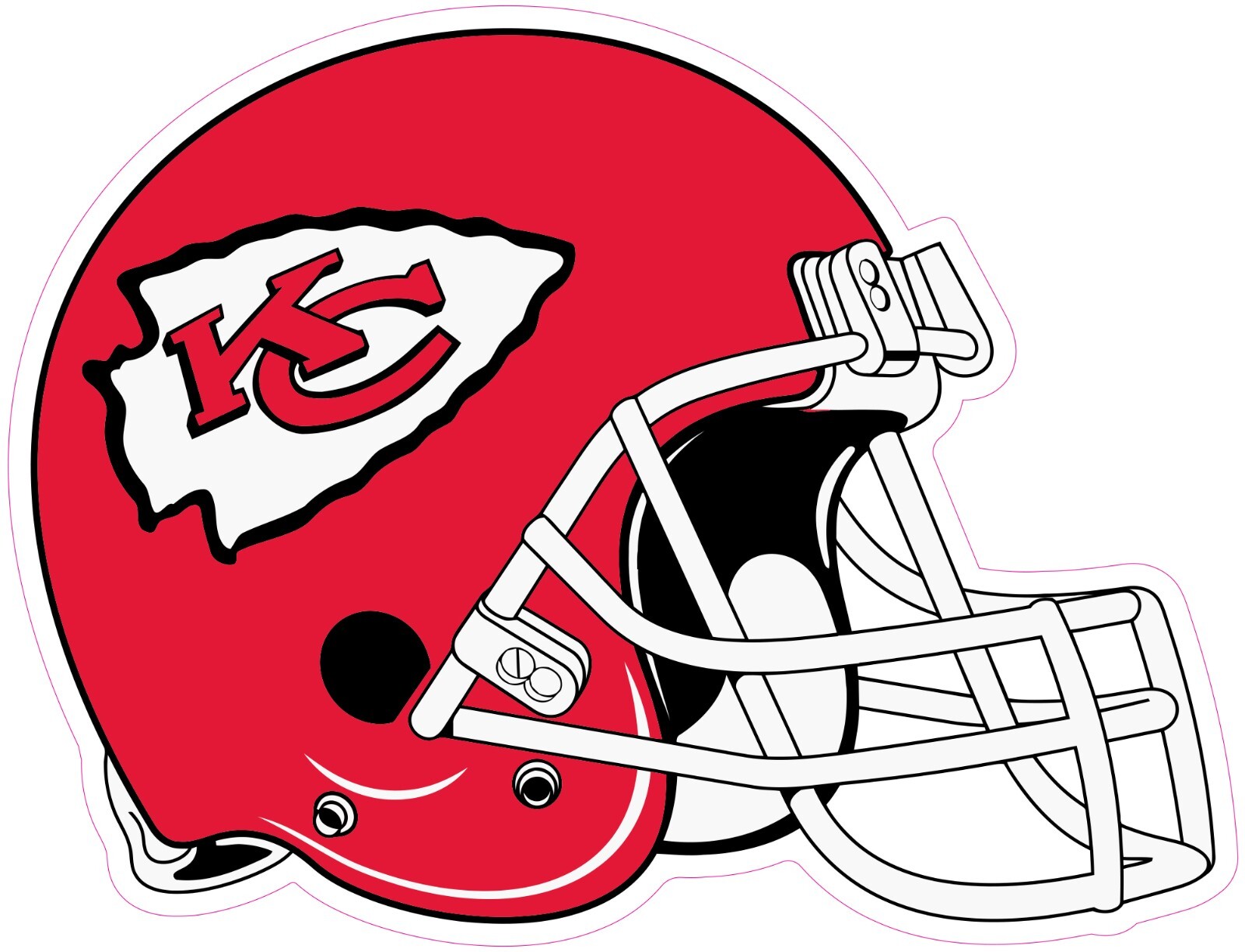 Kansas City Chiefs Football Vinyl Decal Sticker Car Truck Bumper Tumbler Mug