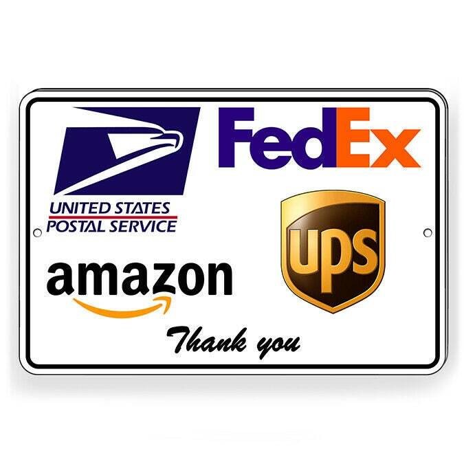 Delivery Instructions Thank You Sign / Decal / Decal / Si318 Deliveries /