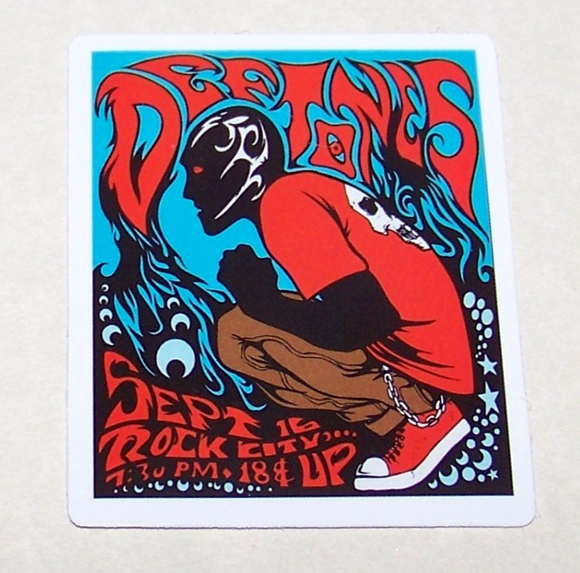 DEFTONES – Cut Sticker Decal Band Music Rock Deftones