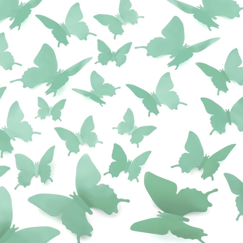 3D Butterfly Wall Decor 24/48pcs – DIY Removable Room, Party & Wedding