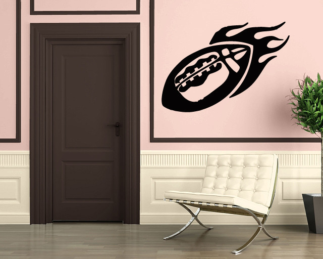 Wall Stickers Vinyl Decal Mural Sport Football Super Bowl Leather Ball (z311)