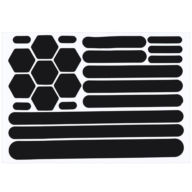 Black Highly Reflective Tape Waterproofs Bicycles Reflective Stickers