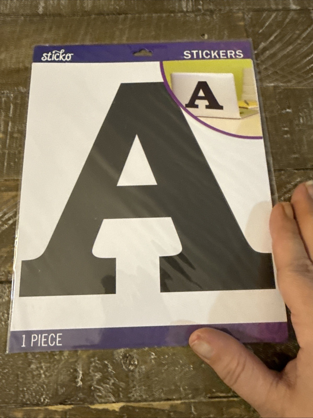 Sticko Large A Sticker 1 Piece