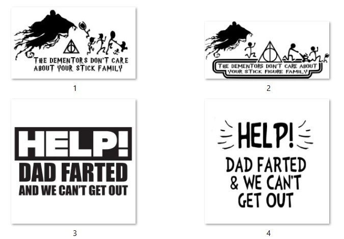 Family Decals 5″