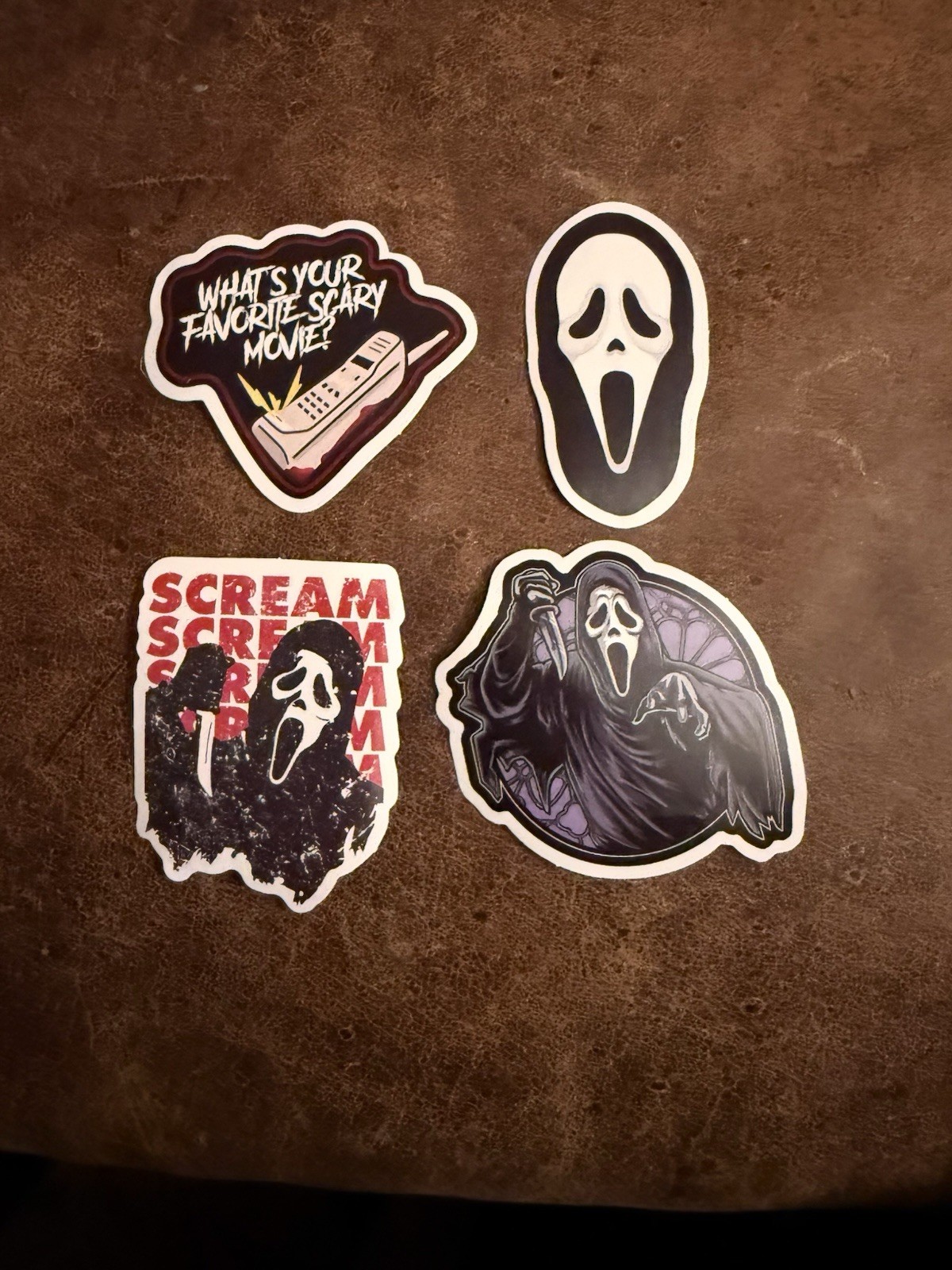Ghostface Scream Movie Vinyl Sticker Lot Laptop Locker Skateboard 2” Decal New