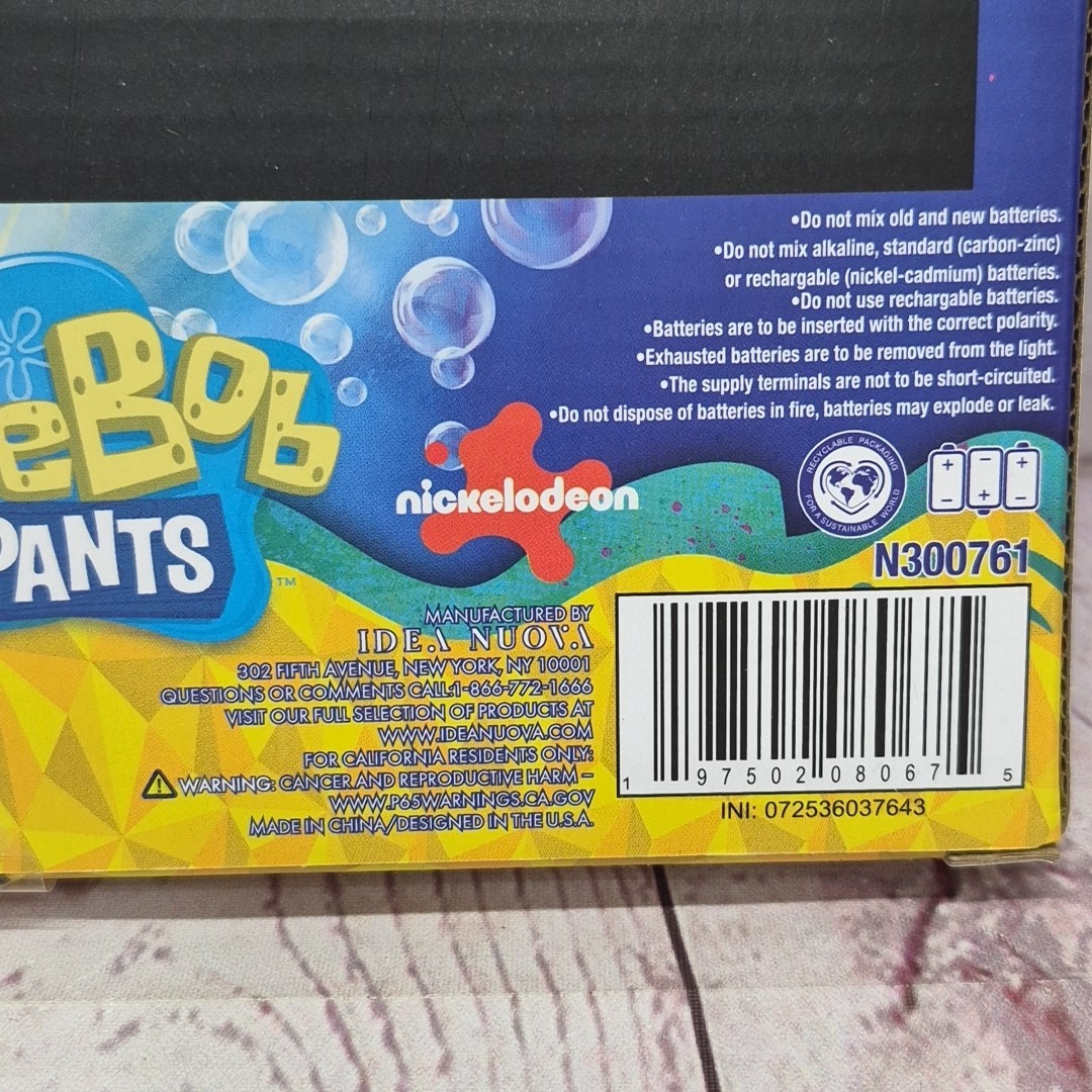 NIB SpongeBob SquarePants and Patrick Neon Wall Art Nickelodeon (Lot Of 2)