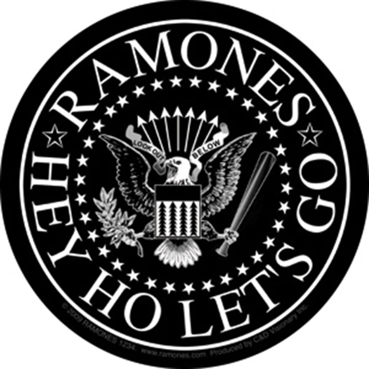 Sticker Ramones Hey Ho Lets Go 4×4 C&D Vinyl Decal Stickers