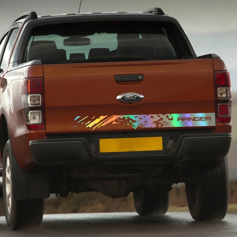 Back Door Tailgate Vinyl Decal for Ford Ranger Raptor T6 / Wildtrak | Pickup Tru