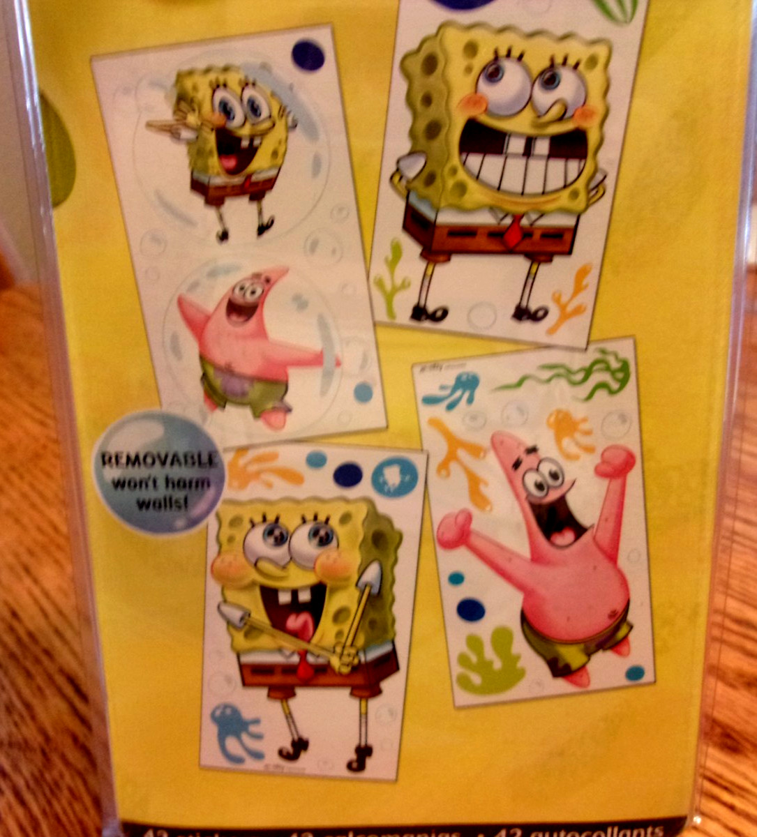 Spongebob Squarepants Wall Decal Set- New