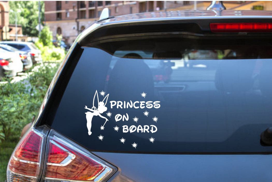 Little Princess Baby on Board Vinyl Decal Sticker – Cute & Safe! – 6120