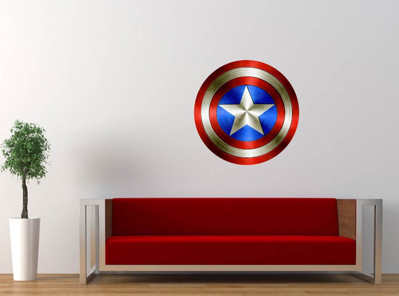 Captain America Shield Vinyl Sticker Decal *SIZES* Wall Bumper