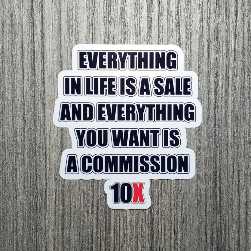 10X – Motivational Stickers