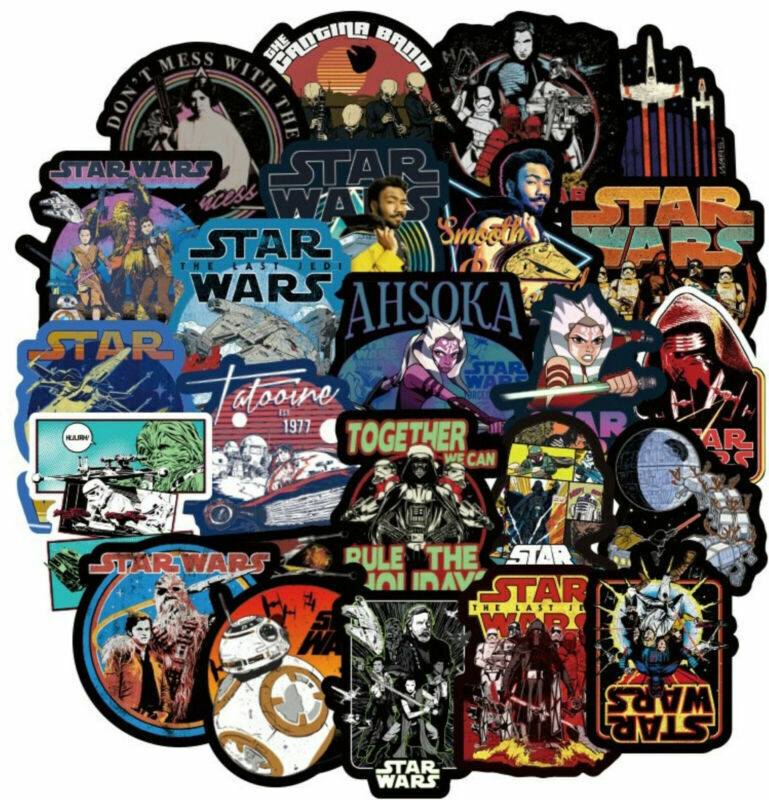 100 Pack Star Wars Stickers Bomb Car Laptop Skateboard Luggage Graffiti Decals