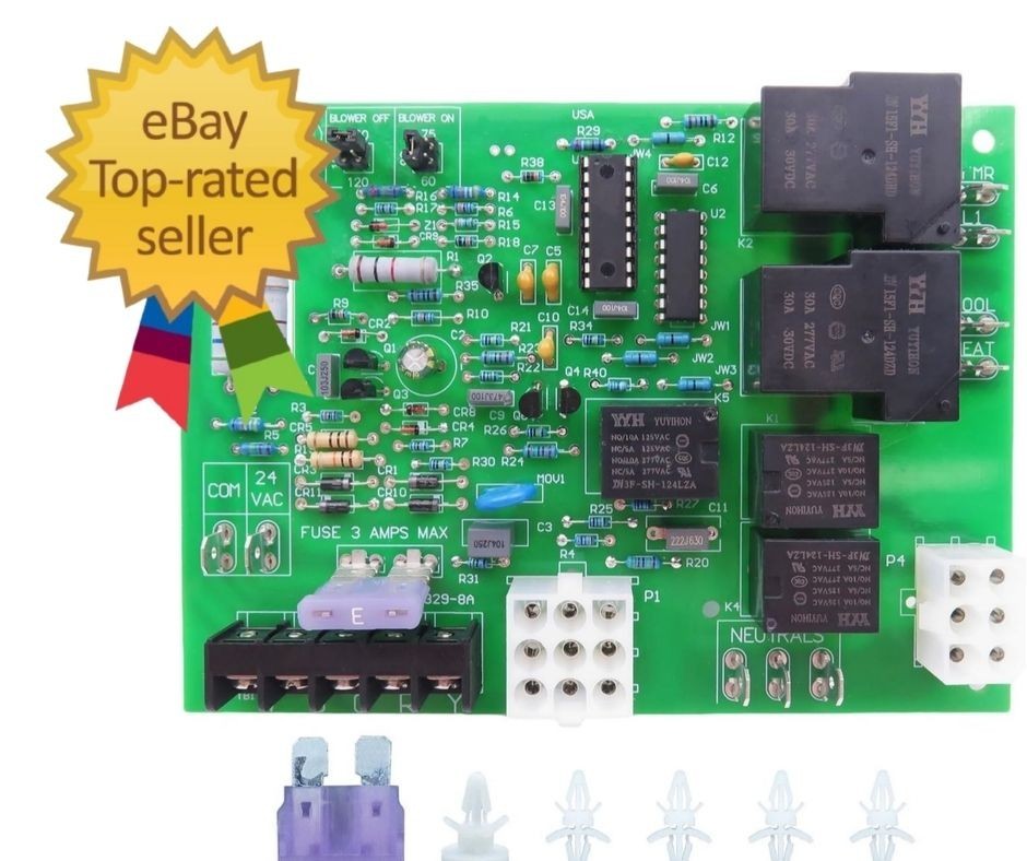 Versatile Furnace Control Circuit Board for Coleman, Luxaire, York Models