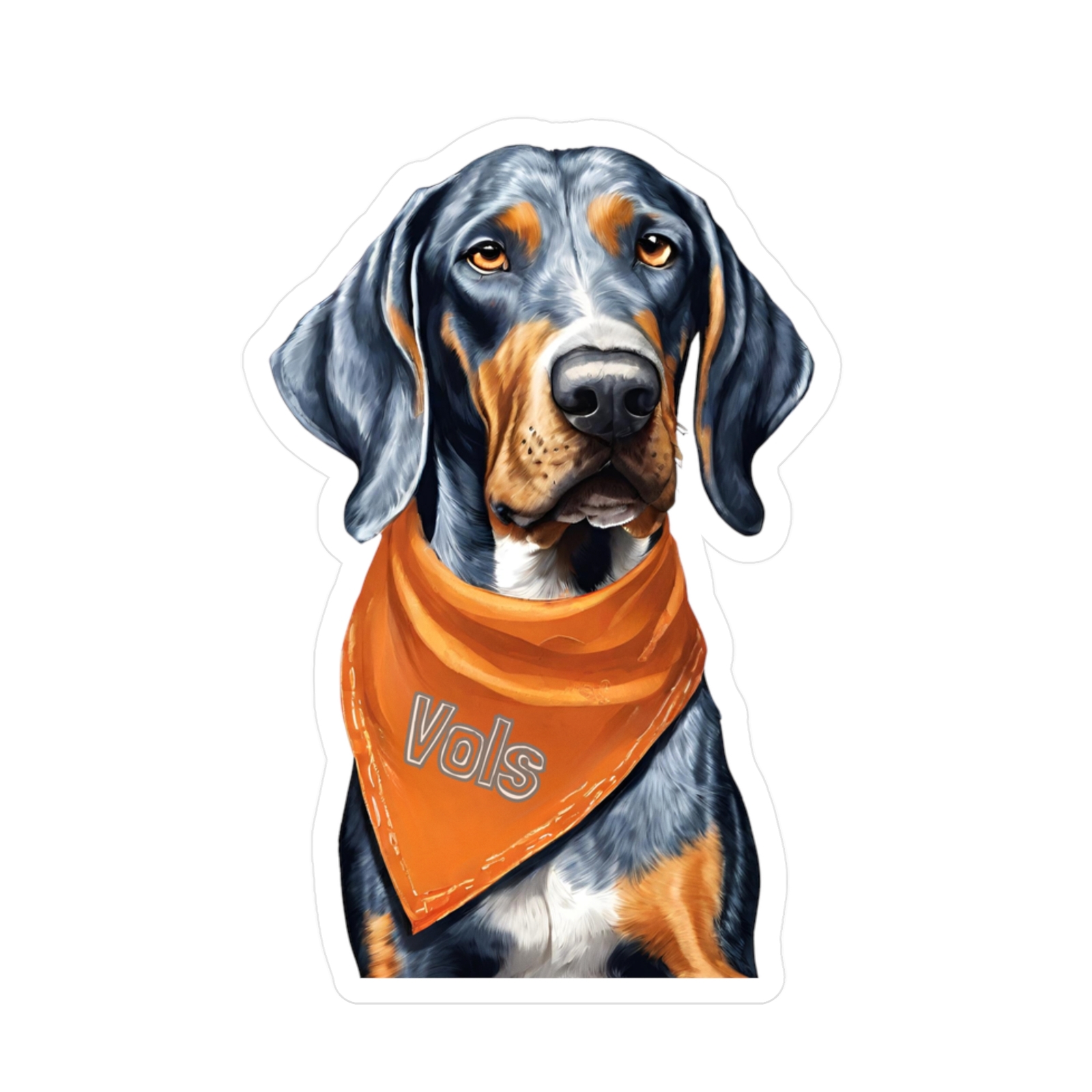 Smokey Tennessee Vols Kiss-Cut Vinyl Decals