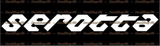 Serotta Bikes – Outdoor Sports – Bicycles – Vinyl Die-Cut Peel N’ Stick Decals