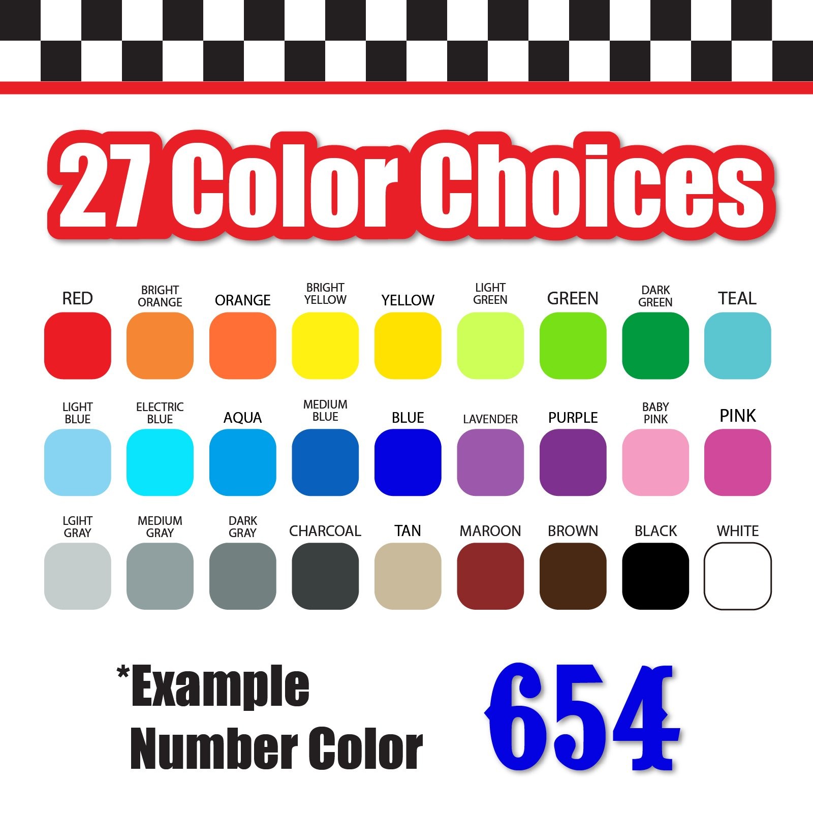 3 Digit Single Number Stickers Custom Decal Locker Door 3pcs Pointedly Mad