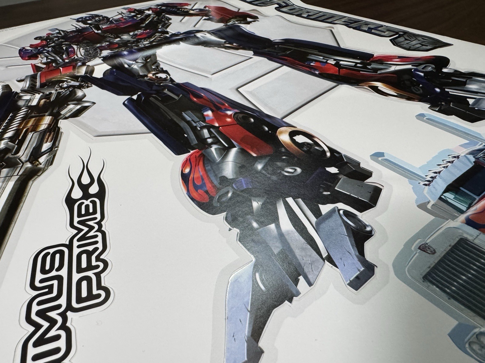 Transformer Optimus Prime Wall Decal 24” x 18” Wall Graffix Sticker * See Desc…