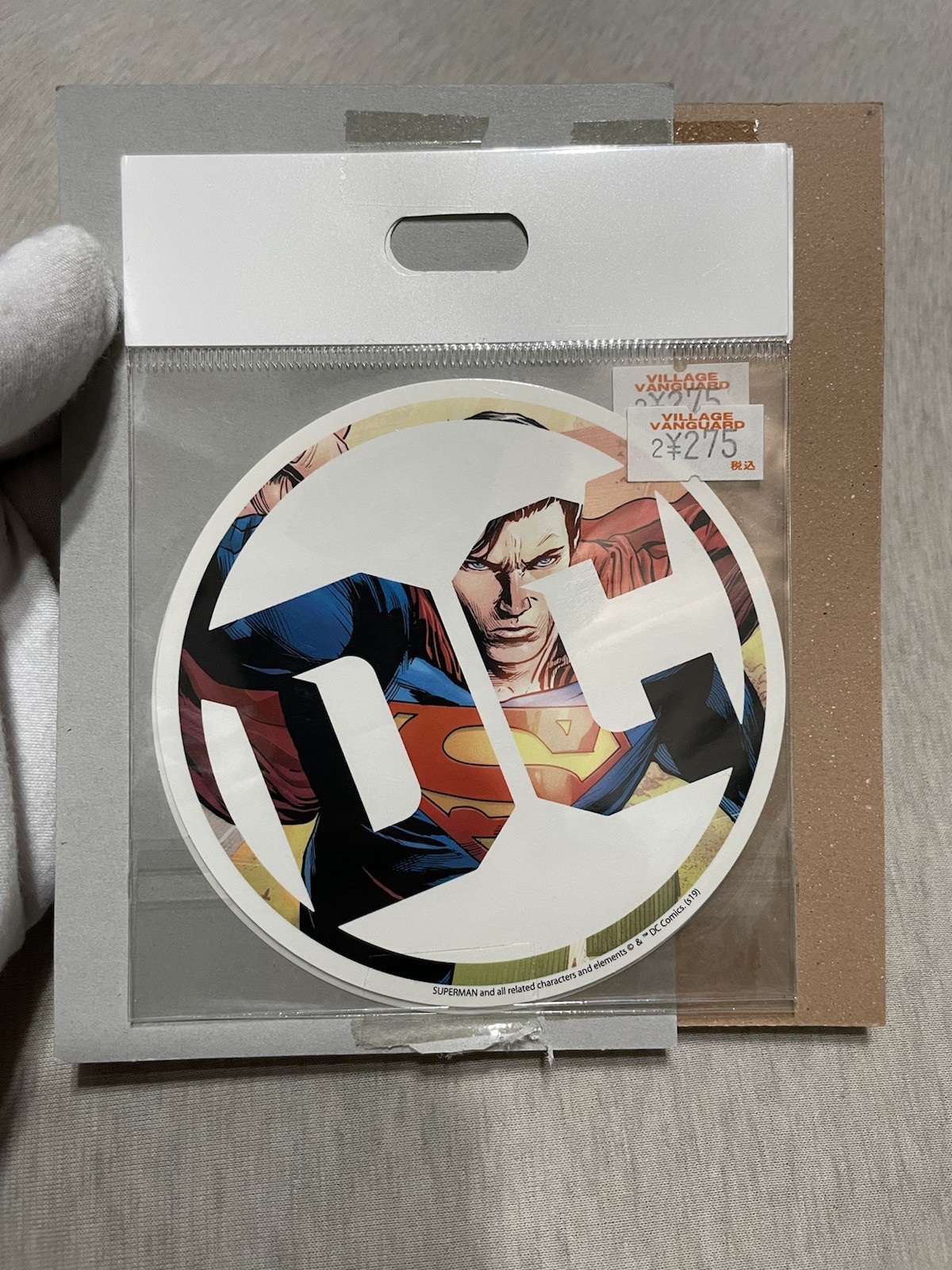 DC Comics Superman Die Cut Vinyl Sticker Japan Excl