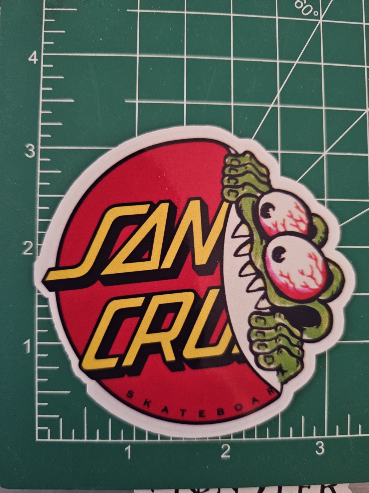 Santa Cruz Hingry Monster Sticker