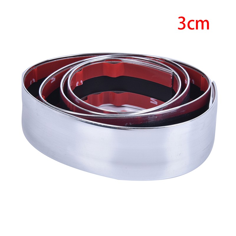 Universal Car Door Bumper Decoration Moulding Trim Silver Chrome Strip F ENMDAL