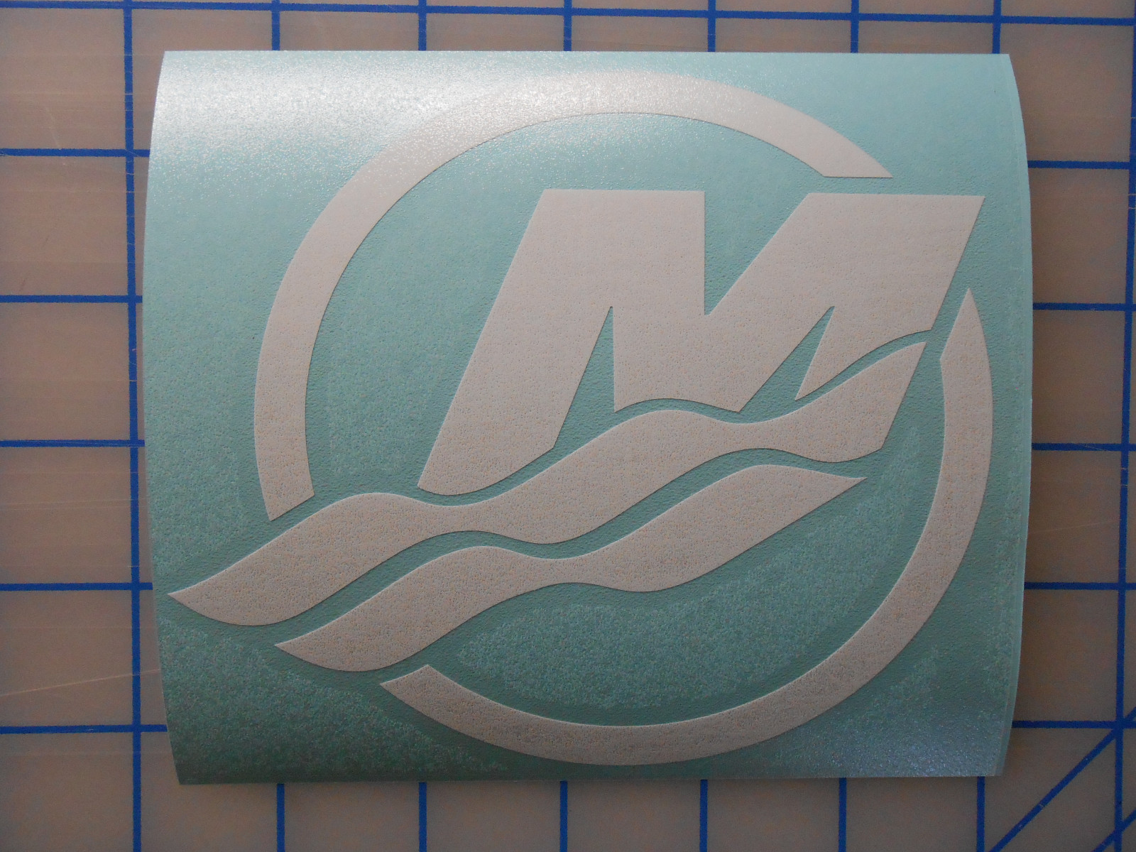 Mercury “M” Logo Sticker Decal 12″ 17″ 21″ Verado Outboard Carbs Prop 4 Stroke