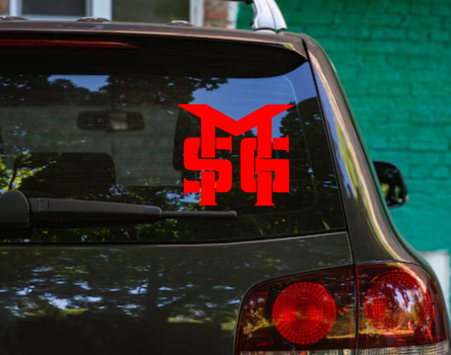 Michael Schenker Group Vinyl Logo Sticker Decal Heavy Metal Band Car Bumper