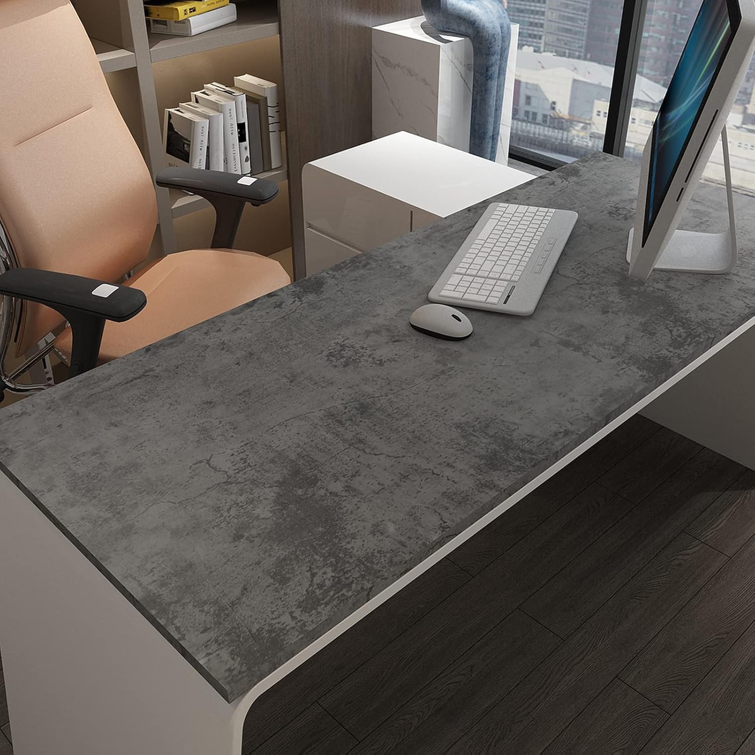 31″×157″ Extra Thicker Light Blue Grey Black 31 x 157",