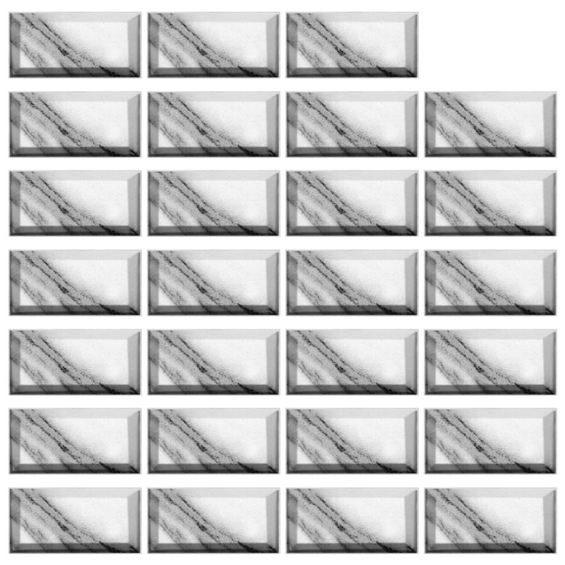 27pcs Imitation Brick Grain Tile Stickers DIY Self Adhesive Floor Wall Sticker