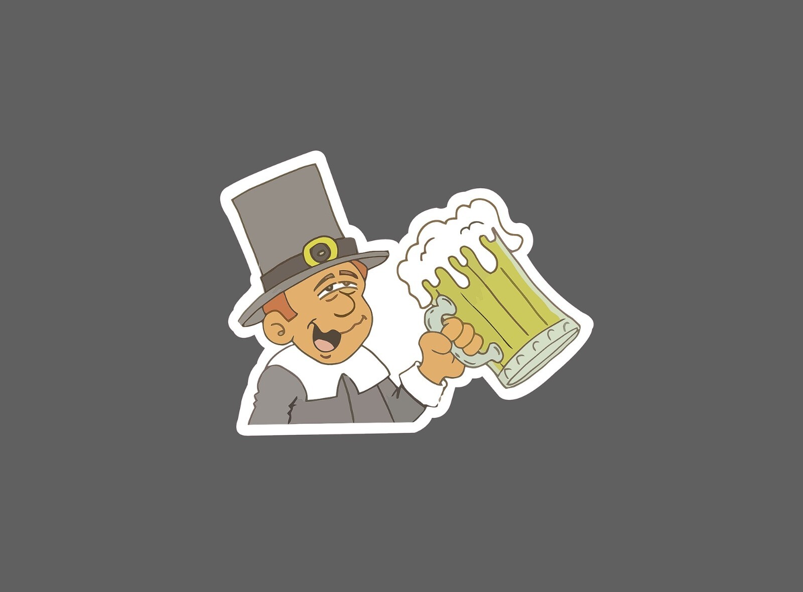 Leprechaun Sticker Green Beer Waterproof Saint Patrick’s Day Drinking Gift NEW