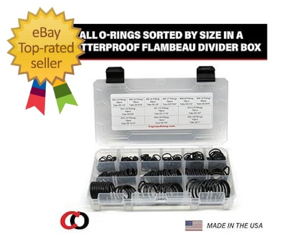 ORB BOSS Hydraulic Fitting SAE 900 O-Ring Seal Kit (Buna-N 70-255 Piece Kit, 12