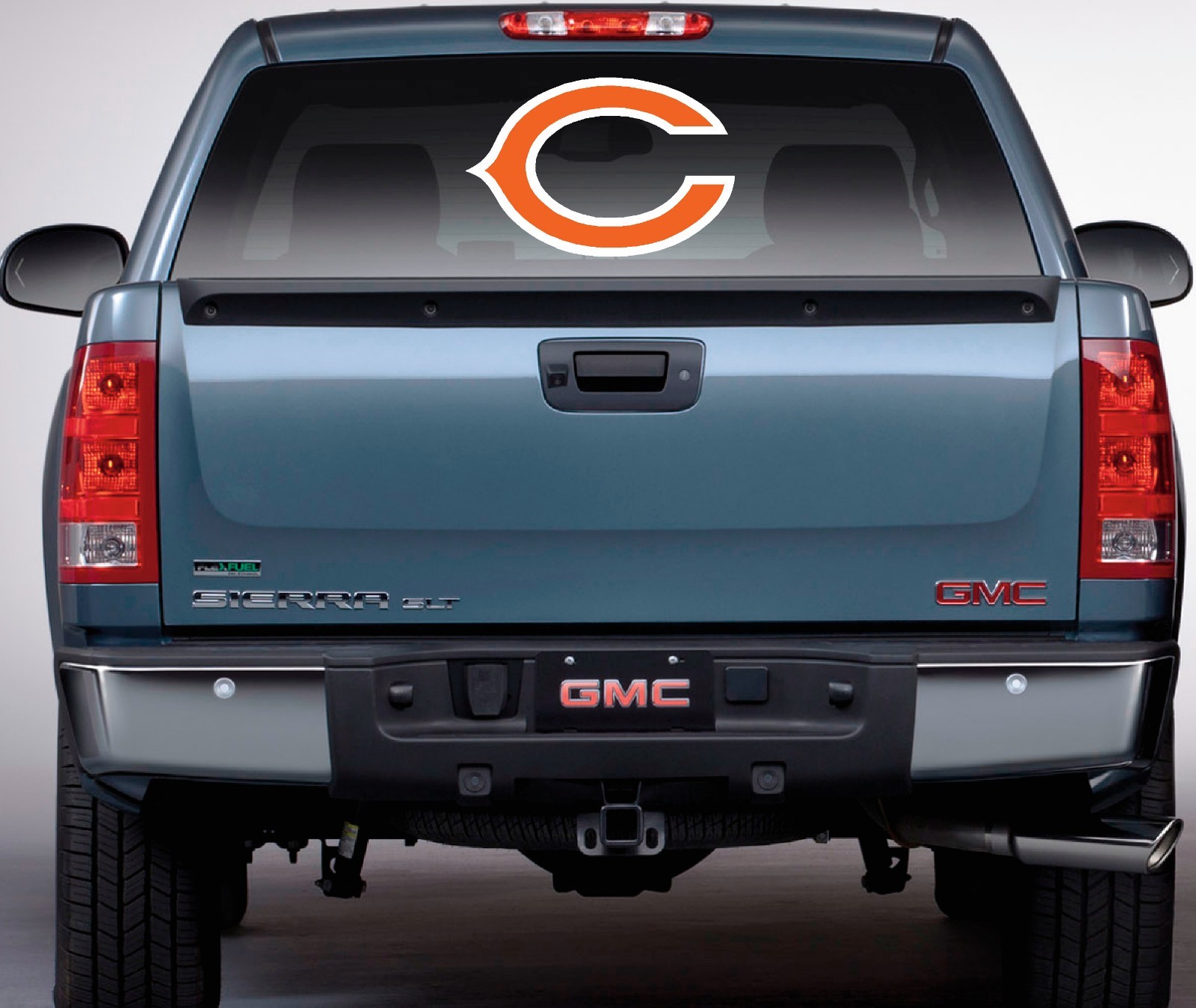 Chicago Bears Logo DECAL STICKER CAR TRUCK WINDOW WALL White Orange
