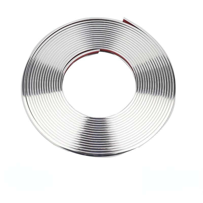 Self-adhesive Chrome Car Grille Moulding Strip Trim Scratch Protector Edge Trim