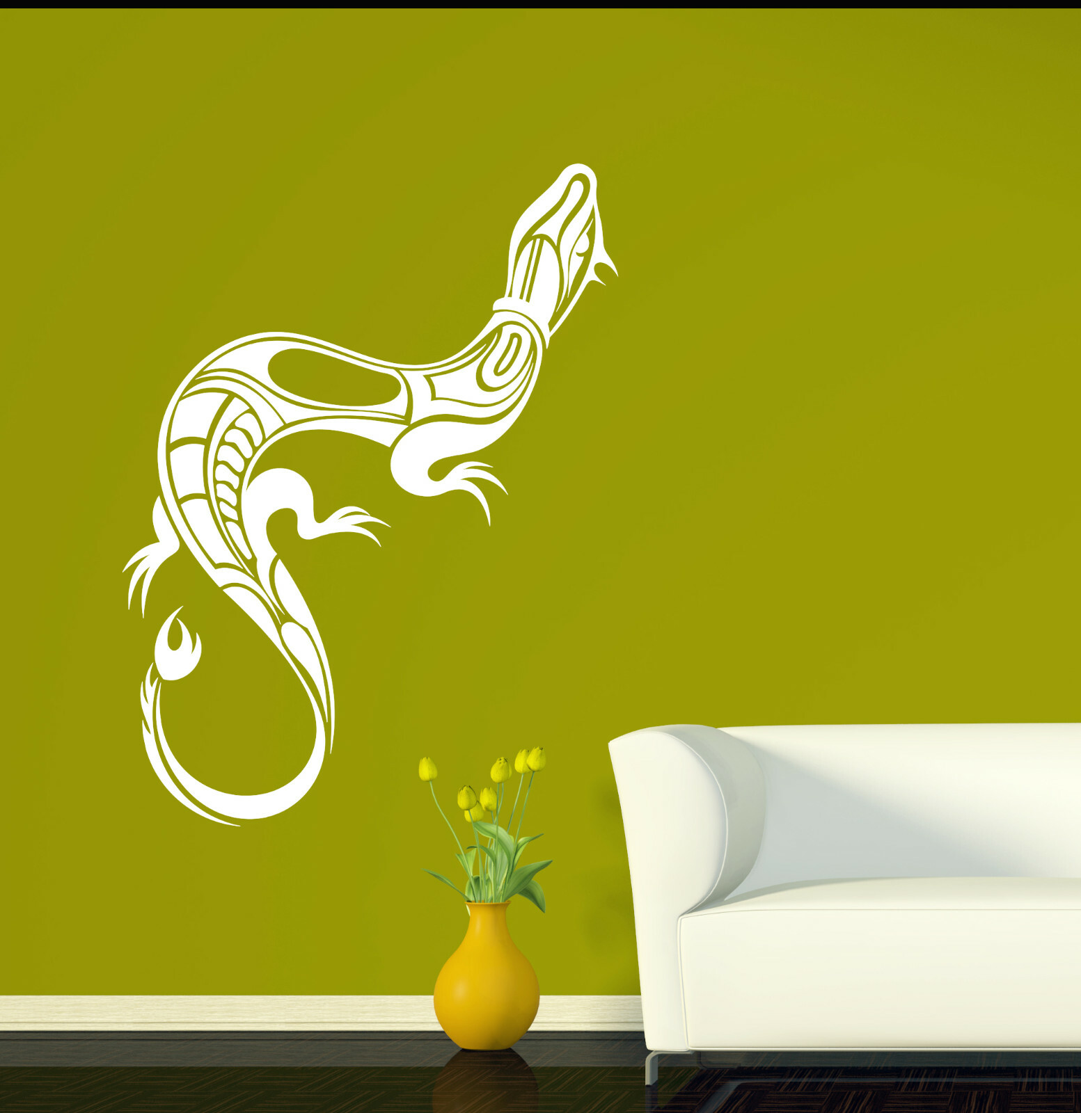 Vinyl Wall Decal Animal Little Lizard Small Tail Salamander Reptiles (n1369)