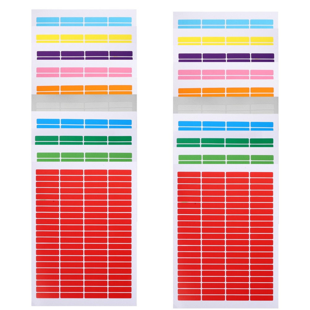 20 Sheets Waterproof Material Label Blank Paper File Folder Labels