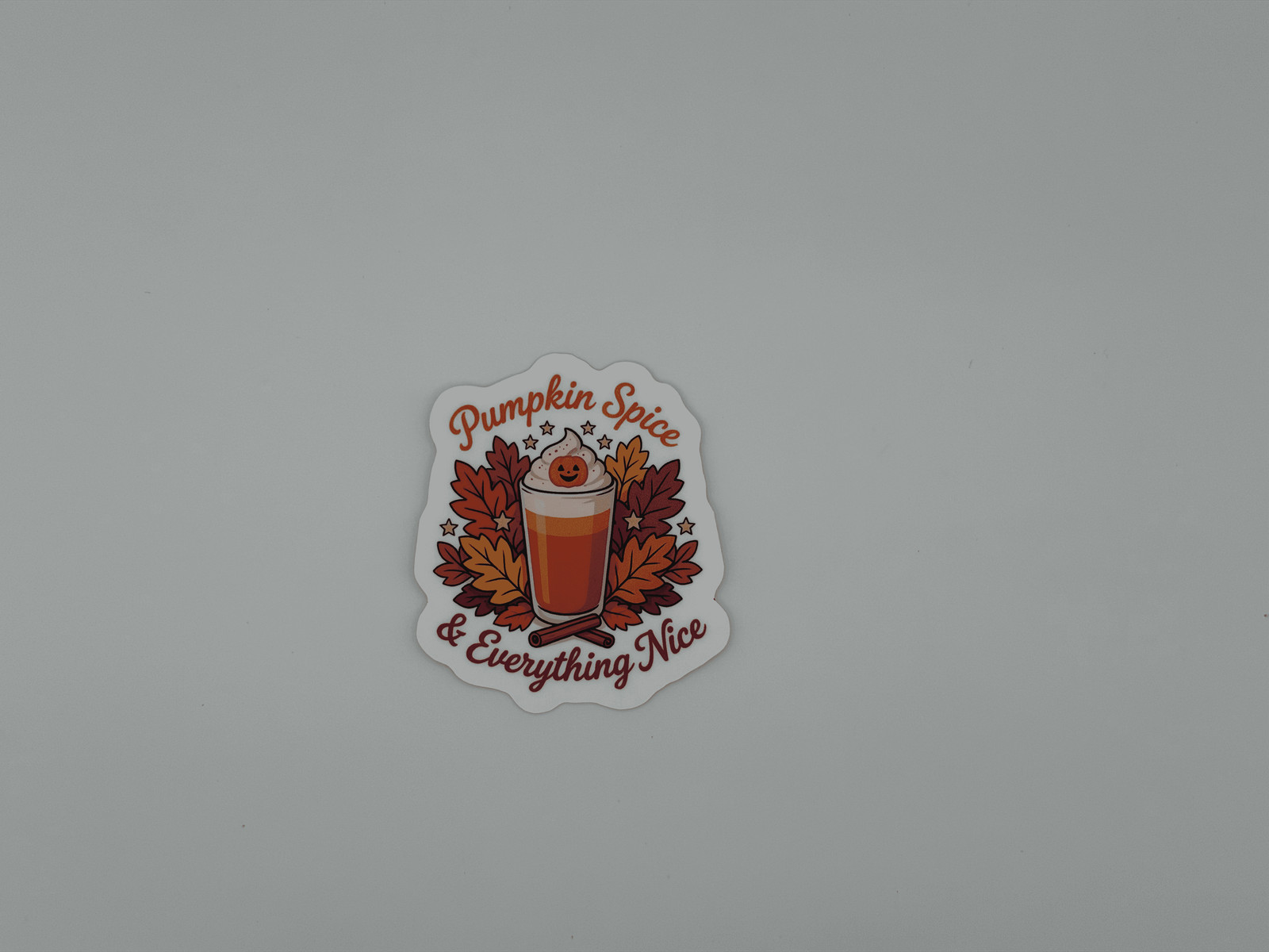 Pumpkin Spice Latte Vinyl Sticker – Pumpkin Spice & Everything Nice