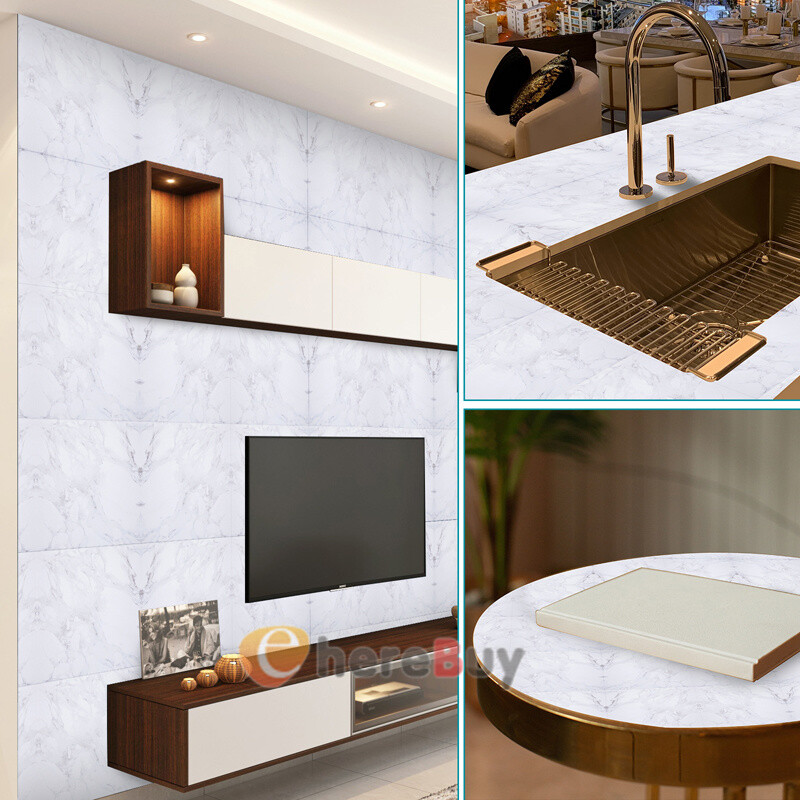 Wallpaper Marble Contact Paper PVC Kitchen Countertop Self Adhesive Peel & Stick
